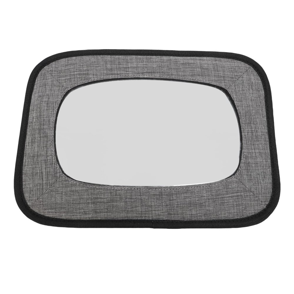 Dioche Car Seat Mirror Baby Car Seat Rearview Mirror - Safe Observation of Baby, Double Strap Fixing Design, Durable Acrylic + Fabric, Suitable for All, Lightweight and