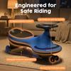 Hurtle Swing Ride On Car, Wiggle Car Toy for Kids, No Pedals, Batteries or Gears, Safe Toddler Ride On Toy with Twist & Go Motion, for Indoor & Outdoor Use, Suitable for Kids Above 2 Years, Blue view 3
