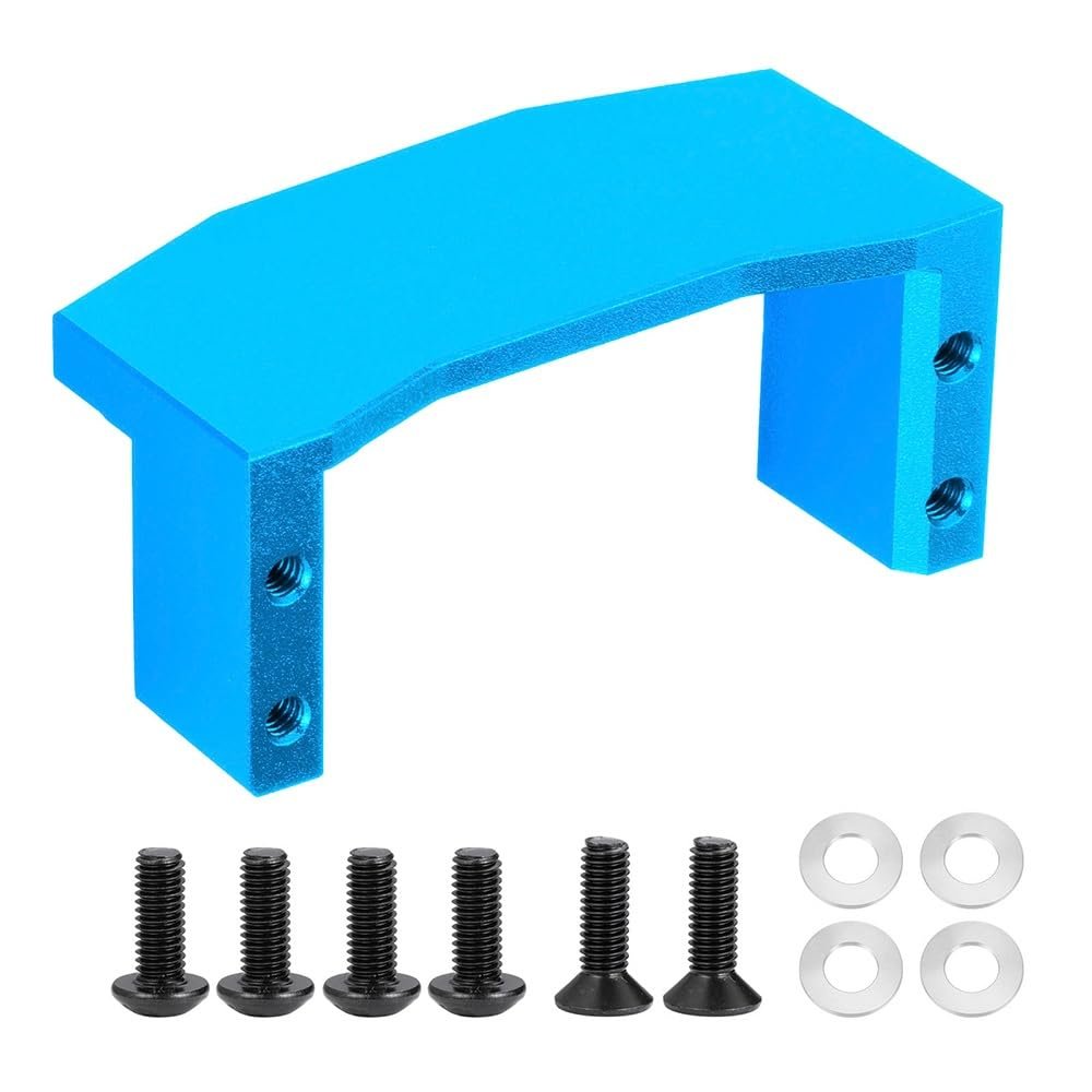 Aluminium Alloy Servo Mount for Tamiya TT02 1/10 RC Drift Car Upgrade Parts(Blue)