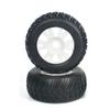 1/8 Scale RC Car Tires and Wheels with 17mm Adapter Compatible With Short-Course Trucks and Off-Road Remote Control Vehicles (4pcs) view 4