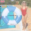 2PCS Inflatable Pool Floats for Adult-32.5 inch Large Pool Tubes with Handles Swim Ring Pool Floaties Inflatable Swimming Pool Raft Party Water Summer Beach Float Supplies (Blue) view 2