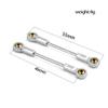 4pcs Metal Suspension Link Rods Compatible with Kyosho Z 4x4 1/18 1/24 RC Crawler Cars and Similar Models view 3