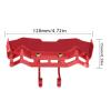 Rc Repairs Spare For Mjx 14209 14210 1/14 Aluminum Alloy Tail Wing Car Spoilers 1412A 14210 RC Car Metal Upgraded Parts Accessories(Red) view 4
