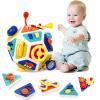 22-in-1 Baby Activity Cube,Montessori Sensory Toy Toddler 1-3, Kid Education Learning Activity Toys, Early Educational Birthday Gift for 1 2 Year Olds Boy Girl (Colorful) view 1