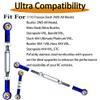 Adjustable Stainless Steel Turnbuckles Set/Camber Links with Rod Ends Set for 1/10 Traxxas Slash 4X4 2WD /Rustler 2WD 4X4/Hoss 2WD 4X4/ Stampede 2WD 4X4/Bandit 2WD 4X4/ Upgrades Parts(Navy Blue) view 2