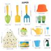 Kids Gardening Set, 11PCS Toddler Gardening Set Including Shovel, Rake, Watering Pot, Gloves, Apron, Hat, Flowerpot  Tote Bag, Kids Tools for Boys Girls view 2