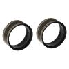 2PCS 1.9in Beadlock Wheel Rings, RC Tire Lock Ring Replacement for Axial SCX10 II 90046, Brass Beadlock Clamp Ring with Hole, Durable Anti Roll Stability Upgrade for 1/10 RC Crawle (Black) view 3