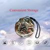 Upgraded Christmas Crystal Ball Video Player Memory Orb Lamp, 3D Personalized Uploadable Videos & Photos Gift for Christmas Couples Friends Anniversary Birthday (WhiteBlack) (Black) view 3