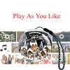 Upgraded Christmas Crystal Ball Video Player Memory Orb Lamp, 3D Personalized Uploadable Videos & Photos Gift for Christmas Couples Friends Anniversary Birthday (WhiteBlack) (Black) view 4