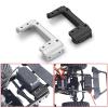 RC Crawlers Components For Axial For SCX10 II 90046 90047 For SCX10 For Wrangler 1/10 RC Crawler Car Parts Front Bumper Mount Servo Stand Decoration Accessories(Silver) view 4