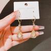 Cat's Eye Water Drop Earrings and Earrings view 4