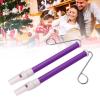 2Pcs Slide Whistle ABS Metal Safe and Simple to Play Lovely Color Children Musical Instrument for Early Enlightment and Fun Gifts Kids Family Friends (Purple) view 2