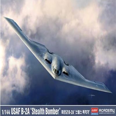 Academy 12645 1/144 Scale USAF B-2A Stealth Bomber Aircraft Model Kit