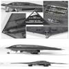 Academy 12645 1/144 Scale USAF B-2A Stealth Bomber Aircraft Model Kit view 3