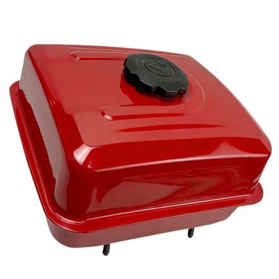 Fuel Tank Assembly Fit for 188F 190F GX390 Engine Water Pump Power Parts Road Cutting Machine(Red)