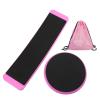 3-in-1 Dance Turning Board with Resistance Band  Improve Spins, Balance, Ice SkatingStrength & Flexibility for Dancers, Gymnasts, Skaters & Home Fitness | Portable Home & Studio Training Kit (pink three-piece set) view 1