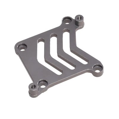 Rc Repairs Spare For Mjx For Hyper Go 16207 16208 16209 16210 H6V3 M162 M163 1/16 Remote Control Car Metal Upgrade Accessories Servo Base(Titanium)