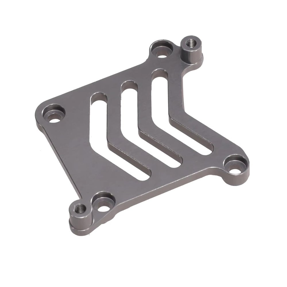 Rc Repairs Spare For Mjx For Hyper Go 16207 16208 16209 16210 H6V3 M162 M163 1/16 Remote Control Car Metal Upgrade Accessories Servo Base(Titanium)