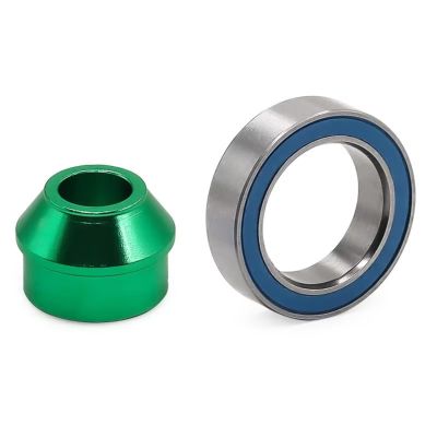 RC Repairs Models For Traxxas For Slash 4X4 For Rustler For Stampede Metal Bearing Adapter And 10x15x4mm Ball Bearing 6893X Upgrade Parts Accessories(Green)
