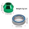 RC Repairs Models For Traxxas For Slash 4X4 For Rustler For Stampede Metal Bearing Adapter And 10x15x4mm Ball Bearing 6893X Upgrade Parts Accessories(Green) view 2