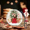 Upgraded Christmas Crystal Ball Video Player Memory Orb Lamp, 3D Personalized Uploadable Videos & Photos Gift for Christmas Couples Friends Anniversary Birthday (WhiteBlack) (White) view 2