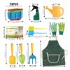 Kids Gardening Set 20Pcs/Set Mini Ergonomic Toddler Gardening Portable Vibrant Rounded Corner Educational Kids Tools for Outdoor view 4