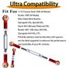 Adjustable Stainless Steel Turnbuckles Set/Camber Links with Rod Ends Set for 1/10 Traxxas Slash 4X4 2WD /Rustler 2WD 4X4/Hoss 2WD 4X4/ Stampede 2WD 4X4/Bandit 2WD 4X4/ Upgrades Parts(Red) view 4