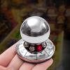 Decision Maker Ball Fortune Telling Toy Rotating Metal Stress Relief Decompression Ball for Office Home Decor Zinc Alloy Novelty Gift view 2