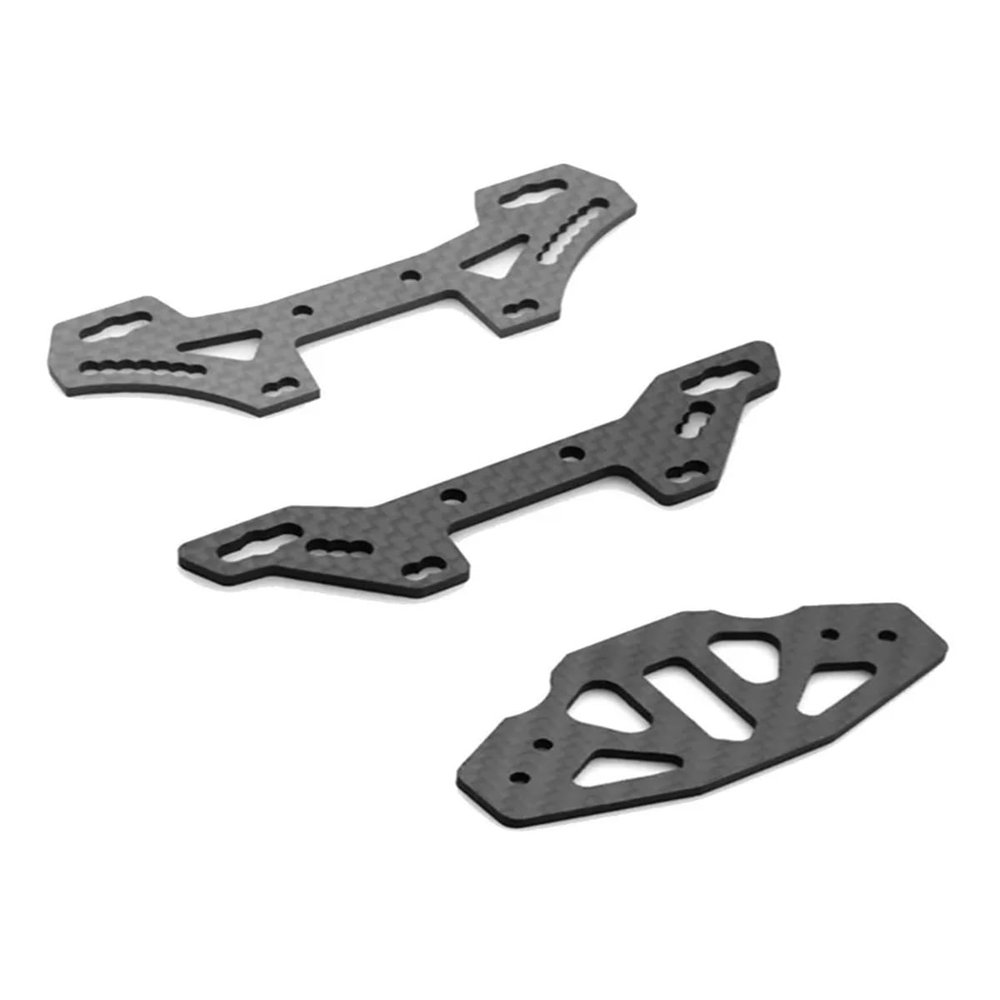RC Repairs Models For Tamiya For TT02 For TT-02 1/10 Carbon Fiber Shock Tower Plate Front/Rear Front Bumper Support Scale RC Car Upgrade Part