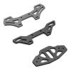 RC Repairs Models For Tamiya For TT02 For TT-02 1/10 Carbon Fiber Shock Tower Plate Front/Rear Front Bumper Support Scale RC Car Upgrade Part view 2