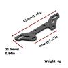 RC Repairs Models For Tamiya For TT02 For TT-02 1/10 Carbon Fiber Shock Tower Plate Front/Rear Front Bumper Support Scale RC Car Upgrade Part view 4