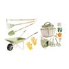 ROBUD Kids Wheelbarrow Set & Green Kid Gardening Set view 1