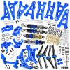 RCMYou RC Alloy Upgrades Part for 1/14 14304 14303 14302 14301,RC Shocks/Shock Mounts/Suspension Arms/CVD Drive Shaft/Steering Blocks/Rear Stub Axle Carriers,Navy Blue view 1