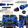 RCMYou RC Alloy Upgrades Part for 1/14 14304 14303 14302 14301,RC Shocks/Shock Mounts/Suspension Arms/CVD Drive Shaft/Steering Blocks/Rear Stub Axle Carriers,Navy Blue view 4