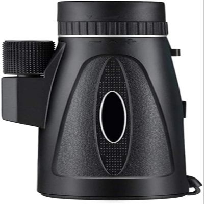 18x62 Telescopes for Adults Kids Beginners Telescopes for Astronomy Portable Optical HD Lens Monocular Telescope with Tripod Mobile Phone Clip Black One Size