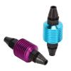 2Pcs RC Aluminum Fuel Tank Air Cooler, Universal RC Car Fuel Tank Air Cooling Parts, High Heat Dissipation Aluminum Alloy Engine Accessories with Blue Purple Finish for HSP 1/8 1/1 view 4