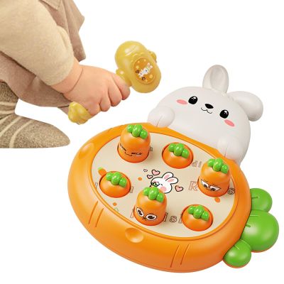 Kids Whacking Toy | Bunny Design Interactive Hammering Fun - Whacking Game with Hammer - for Kids Girls Early Learning Developmental Birthday Motor Skill Development