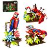 APENGBAOL 3-in-1 Parrot Building Sets 538 PCS Chameleon & Crab Animal Model with Flowers Creative Bird Construction Kit for Adults Nature Display Gift 14+ (Compatible with Major Brands) view 1