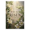 Green Lily Easter He is Risen Matthew 28:6 500 Piece Jigsaw Puzzle for Adults, Faith-Based Spring Puzzle for Easter Celebration and Home Relaxation view 1