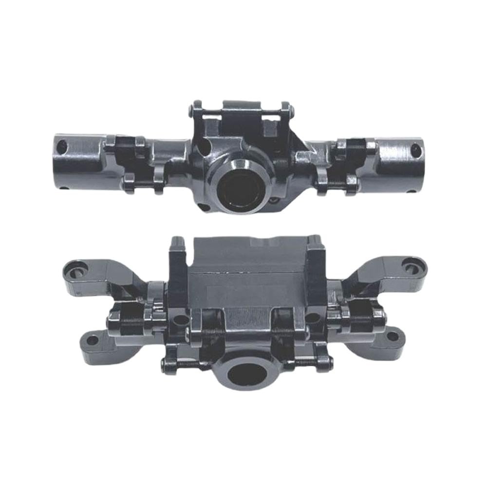 Metal Upgrading CNC Process Front and Rear Axle Housing Compatible with 1/10 ZP1001 ZP1002 ZP1003 ZP1004 RC Car(Black)
