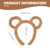 AwnsIMfreien Animal Ears, Bear Ears Headband, 4PCS Cute Furry Animal Headband, Fashion Hair Accessories for Adults & Kids Makeup Washing Face Cosplay Party Decor view 2