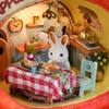 CUTEROOM Dollhouse Kit, DIY Miniature House Kit-Apple House view 3