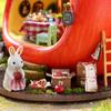 CUTEROOM Dollhouse Kit, DIY Miniature House Kit-Apple House view 4