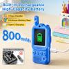 Video Walkie Talkies for Kids 2 Pack, Rechargeable Video Intercom Toys with Fun Chat Hub, Voice Changer & Sticker Effect Long Range 2 Way Radio for Indoor & Outdoor, Gift for Boys Girls Ages 3-12 view 4