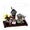 3mm Thick Acrylic Display Case for Building Blocks Model - Dustproof Storage Box Compatible with 11370 Creel Homet Building Set (Case Only, No Model Included) (Style 1) view 1