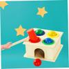 Cunlvyyds Children's Wooden Pounding Bench Toy with Hammer and Blocks, Educational Preschool Game view 3