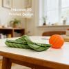 3D-Printed Twist Fidget Ball, Slime Ball Fidget Toy, Spiral Fidget Sphere for Stress Relief, Relaxation, Focus, Portable Desk Toy for Adults, for Coworkers and Friends (Green) view 2