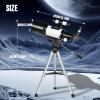 150x Telescope, 70mm Aperture Telescope, High Magnification, Portable Astronomical Telescope (Black) view 2