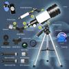 150x Telescope, 70mm Aperture Telescope, High Magnification, Portable Astronomical Telescope (Black) view 3