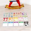 BEUNITONE 63Pcs Colour Sorting Felt Flannel Boards Stories Set & Calm Down Activity Board Indoor Activities Home Felt Board Kit for Friends DIY Crafts Interactive Gifts view 4